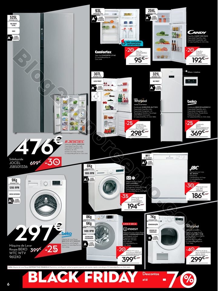 Antevisão Folheto CONFORAMA Black Friday - 22 nov