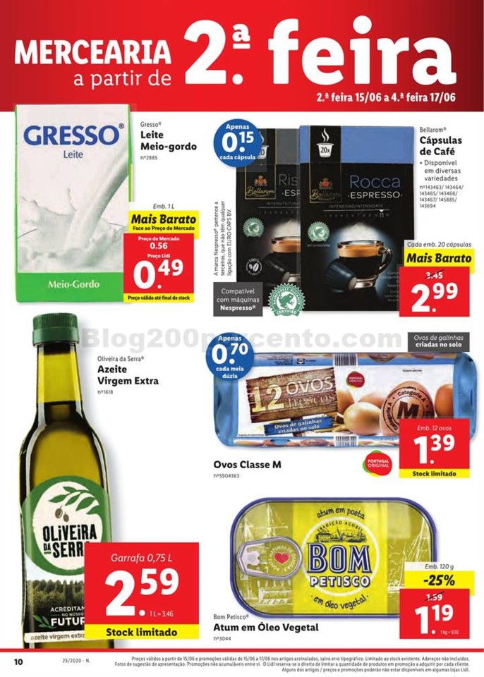 Antevisão Folheto LIDL Promoções de 15 a 21 jun