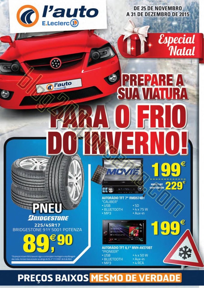 Antevisão Folheto E-LECLERC Promoções de 25 nov