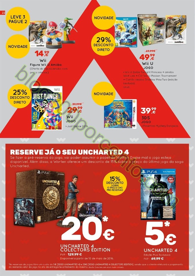 Novo Folheto WORTEN promoções de 16 março a 5 a