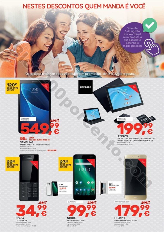 Antevisão Folheto WORTEN Promoções de 2 a 15 ag