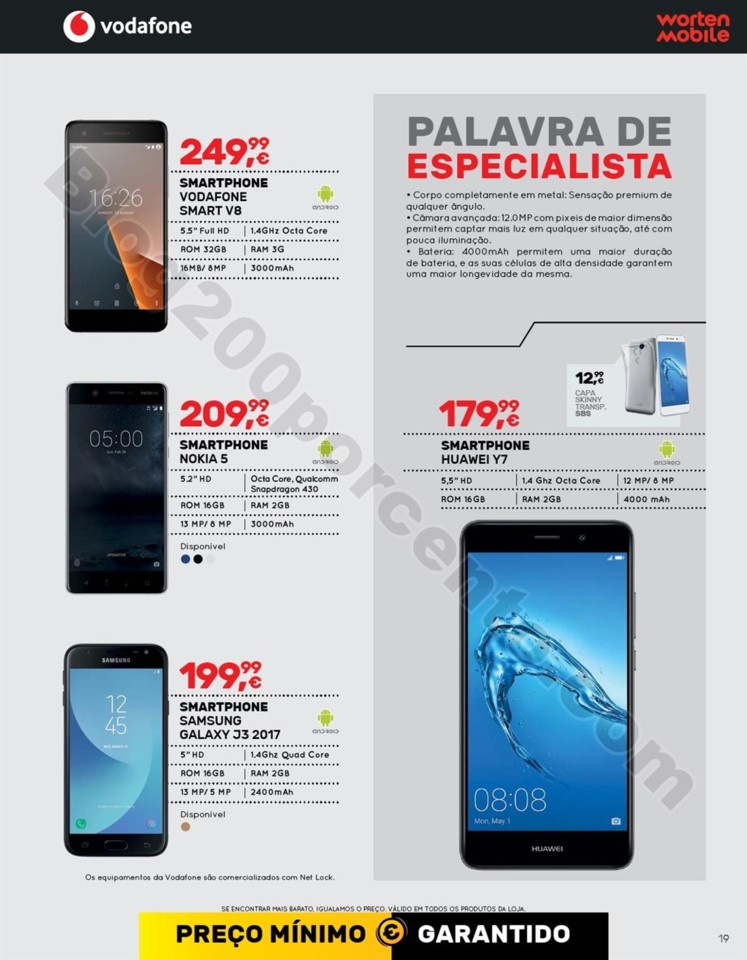 Antevisão Folheto WORTEN Mobile Promoções de 15