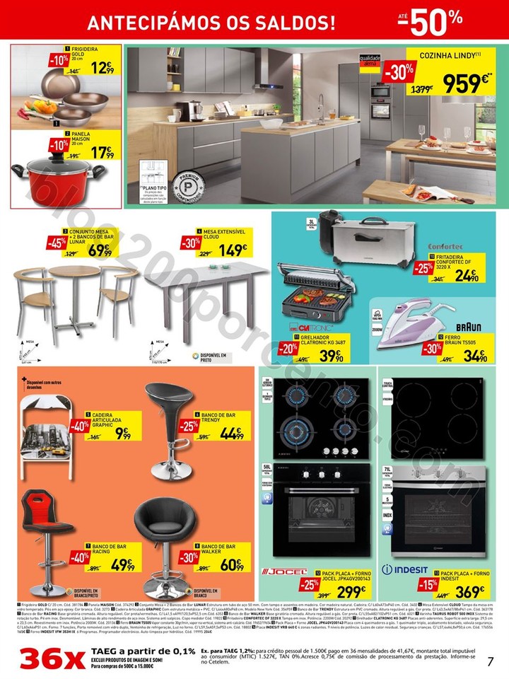 Antevisão Folheto CONFORAMA Saldos promoções de