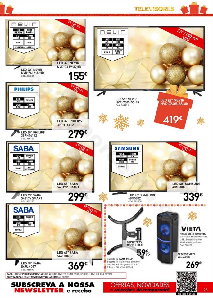 Antevisão Folheto Conforama Natal Promoções de 