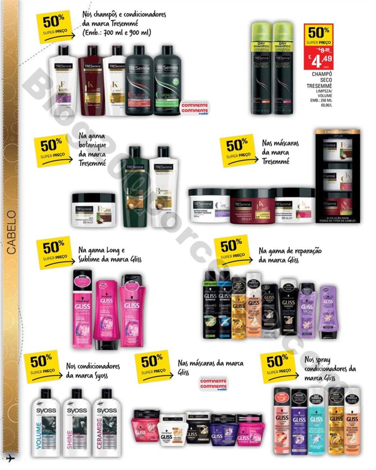 Antevisão Folheto CONTINENTE Beleza Verão Promo