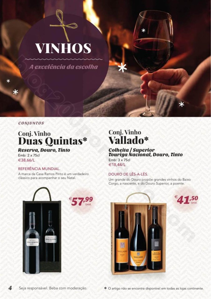 Antevisão Folheto CONTINENTE Bebidas Natal promo