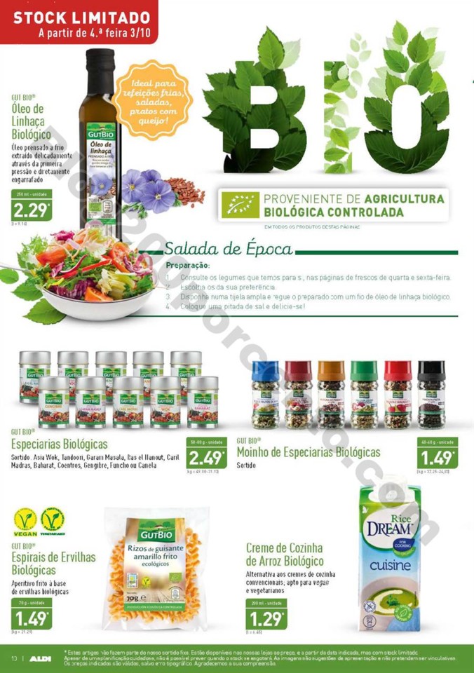 Antevisão Folheto ALDI Promoções a partir de 3 