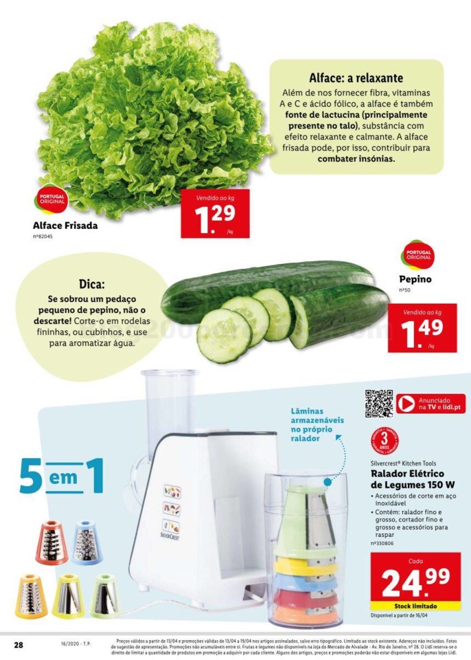Antevisão Folheto LIDL Extra a partir de 13 abril