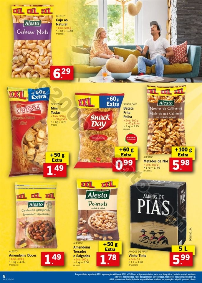 Antevisão Folheto LIDL XXL promoções de 7 a 13 