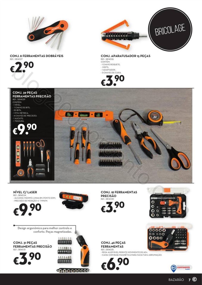 Antevisão Folheto CONTINENTE Bazarão promoções