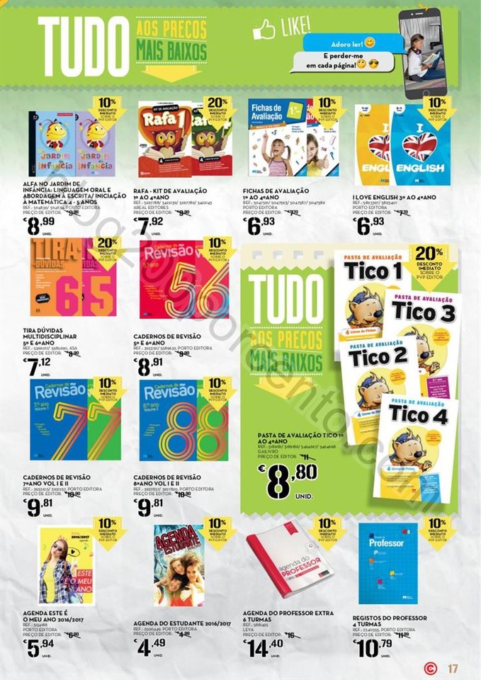 Antevisão Folheto MODELO Regresso às aulas de 18