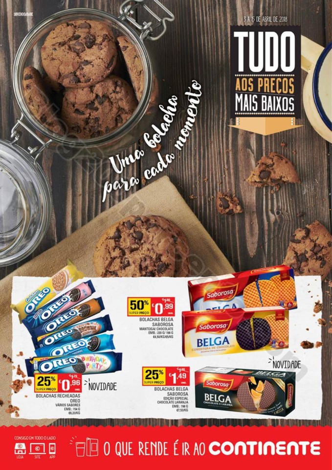 Antevisão Folheto CONTINENTE Doces promoções de
