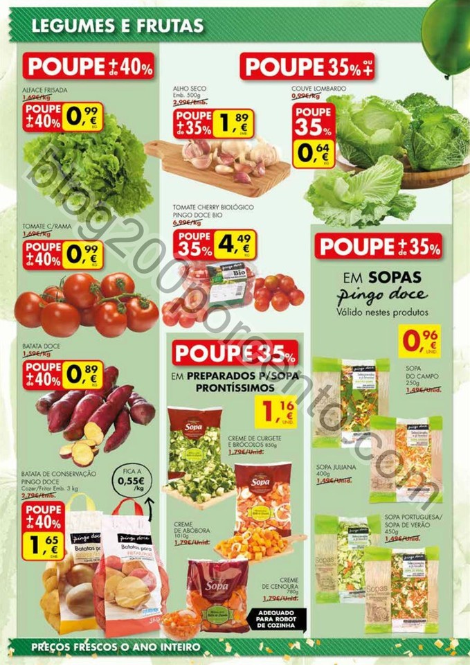 Antevisão Folheto PINGO DOCE Frescos promoções 