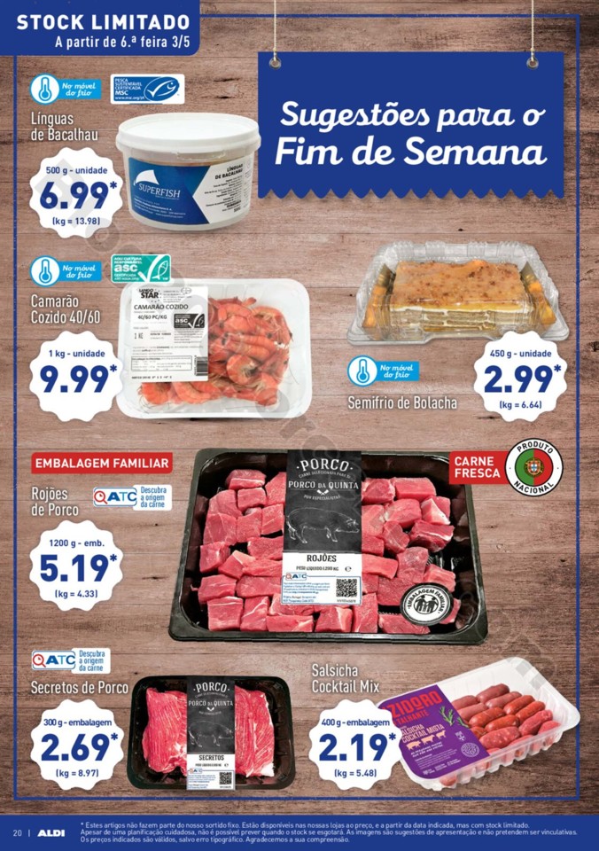 Antevisão Folheto ALDI Promoções a partir de 1 