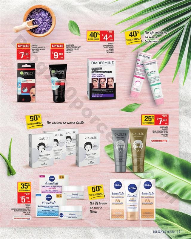 Antevisão Folheto CONTINENTE Beleza de Verão Pro