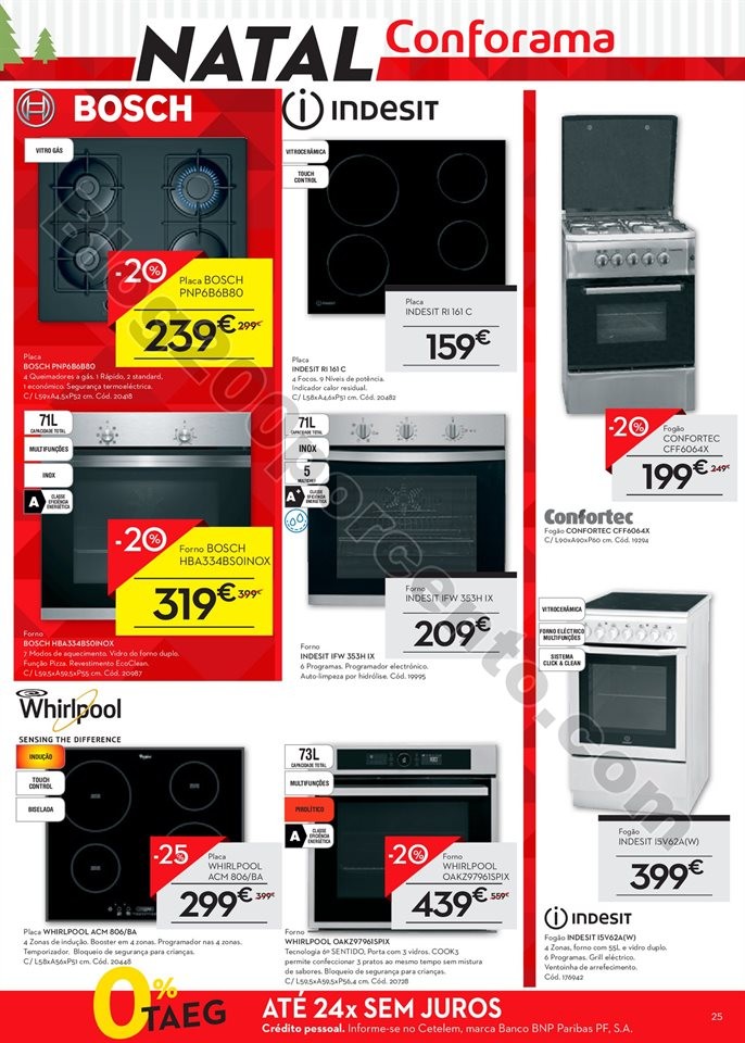 Antevisão Folheto CONFORAMA Natal promoções at