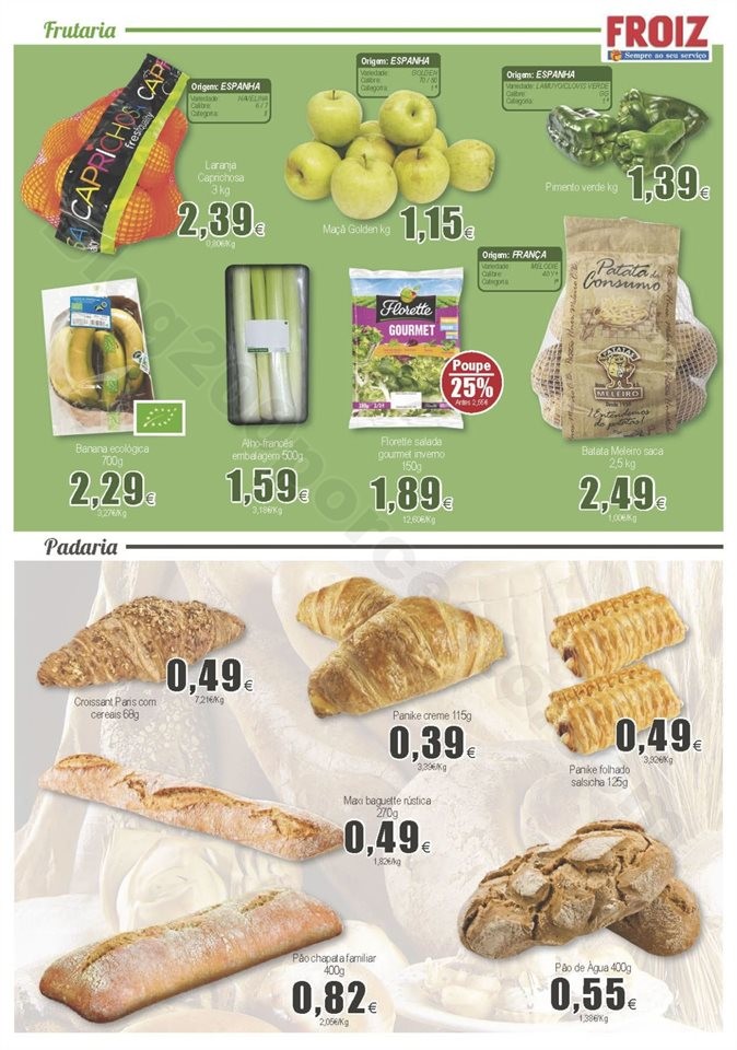 Antevisão Folheto FROIZ Promoções de 30 janeiro