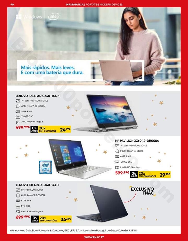 Antevisão Folheto FNAC Natal Tecnologia Promoçõ