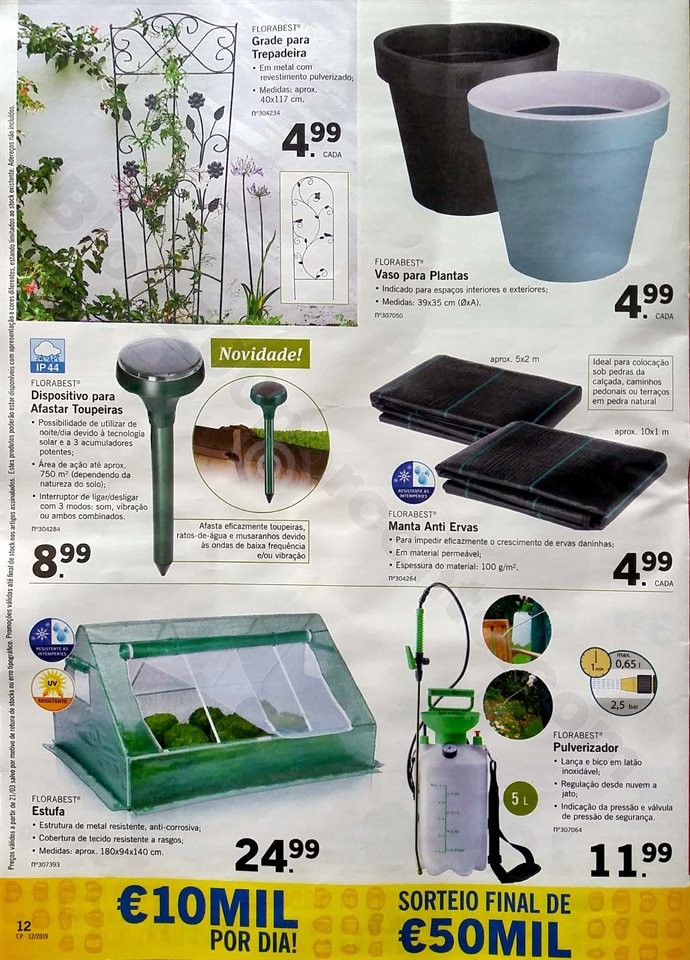 antevisao folheto lidl bazar 18 março e 21 março