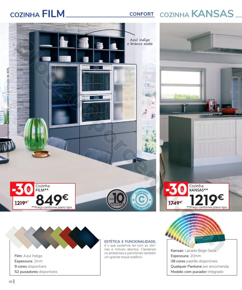Antevisão Folheto CONFORAMA Cozinhas promoções 