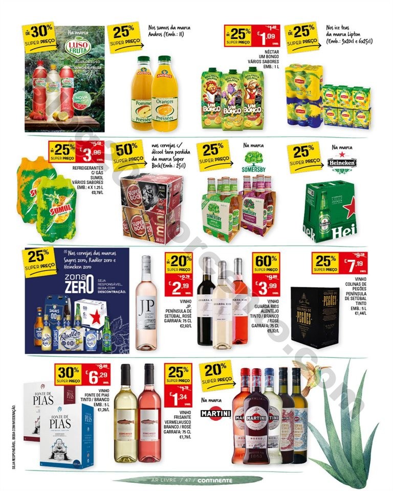 Antevisão Folheto CONTINENTE Feira ar livre promo