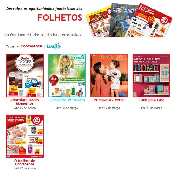 Nova página | CONTINENTE | - Folhetos