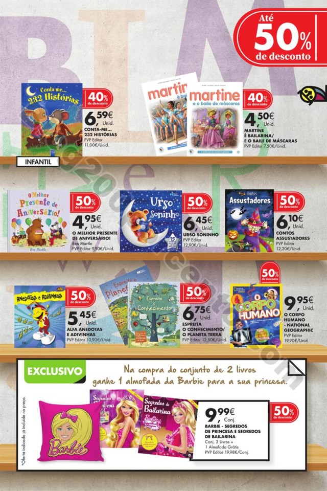 Antevisão Folheto PINGO DOCE Feira Livro promoç