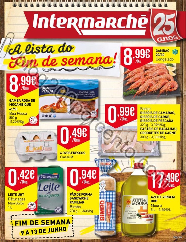 Antevisão Folheto INTERMARCHÉ Fim de semana de 9