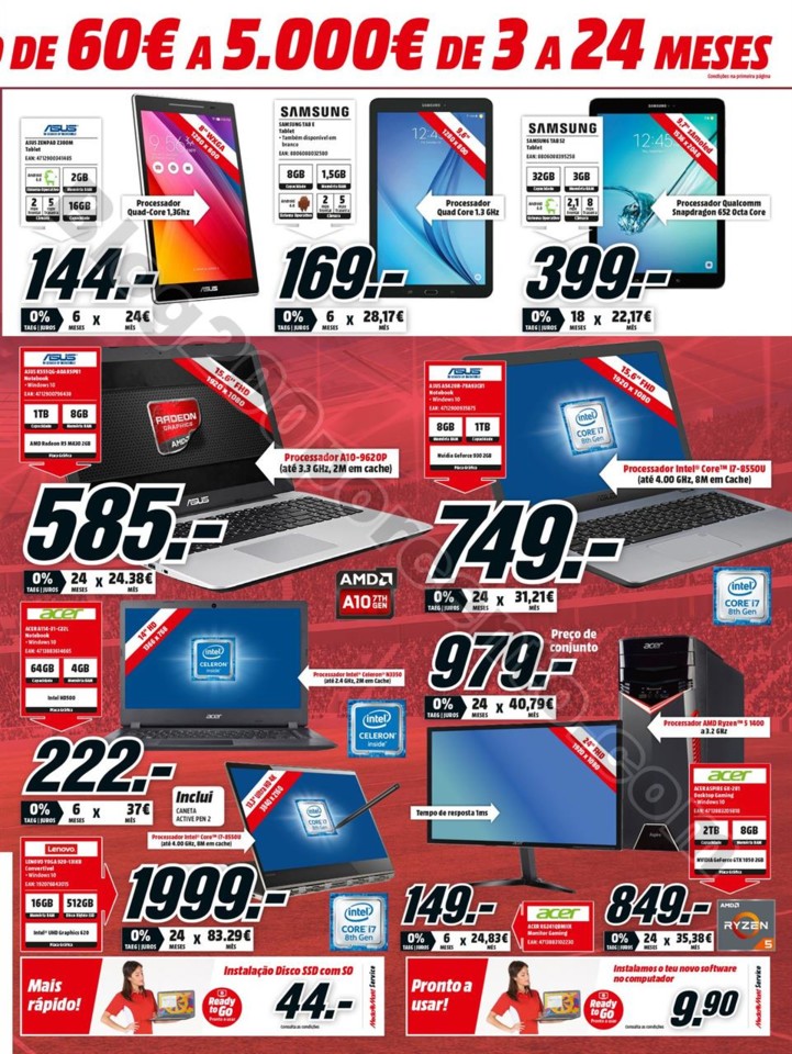Antevisão Folheto MEDIA MARKT Financiamento Promo