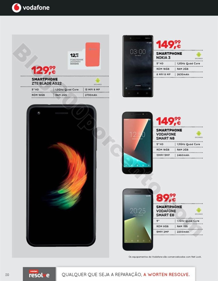 Antevisão Folheto WORTEN Mobile promoções de 15