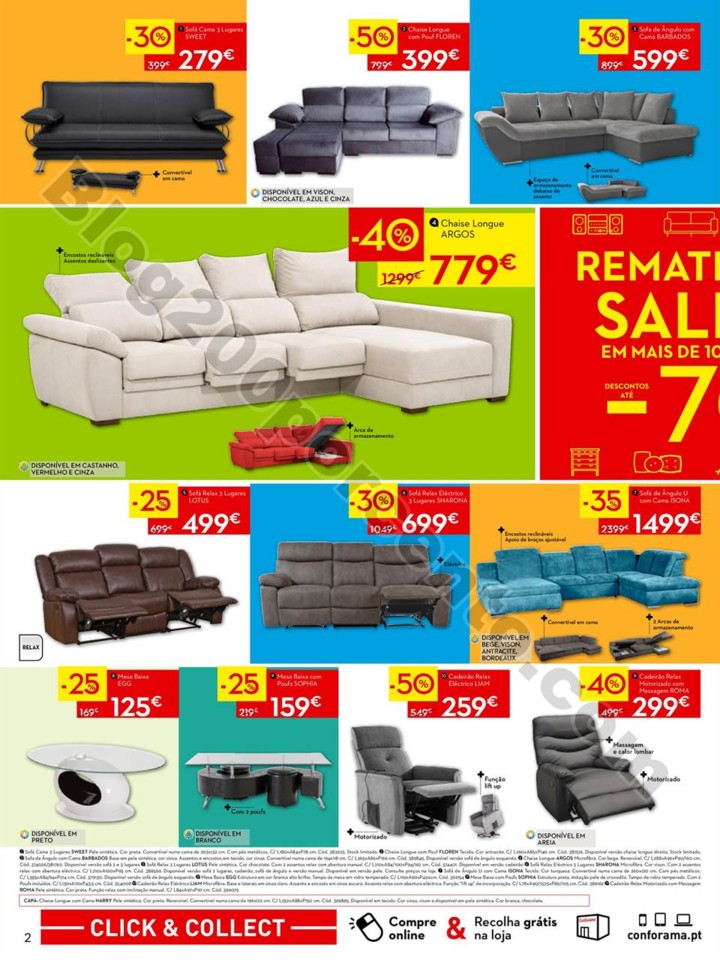 Antevisão Folheto CONFORAMA Remate saldos promoç