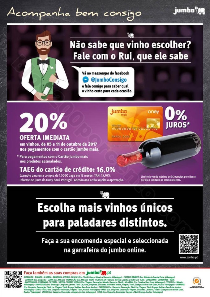 Antevisão Folheto JUMBO Vinhos promoções de 5 a