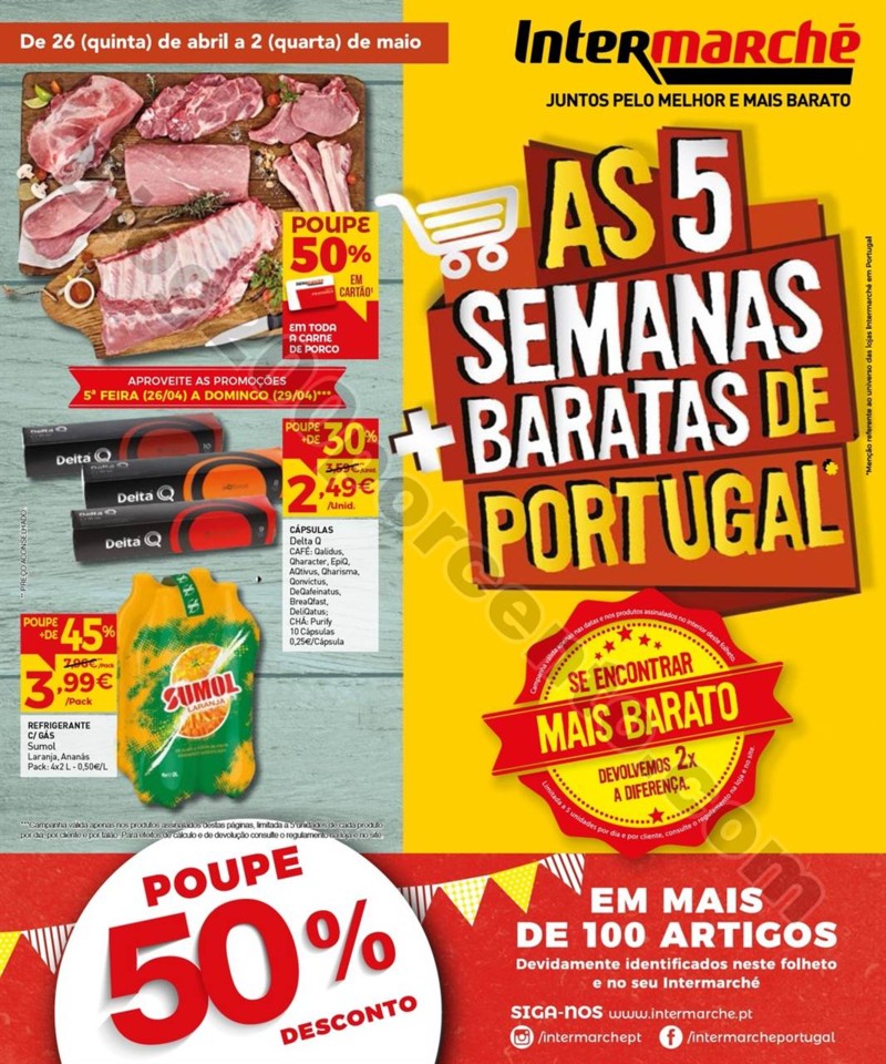Antevisão Folheto INTERMARCHÉ Promoções de 26 