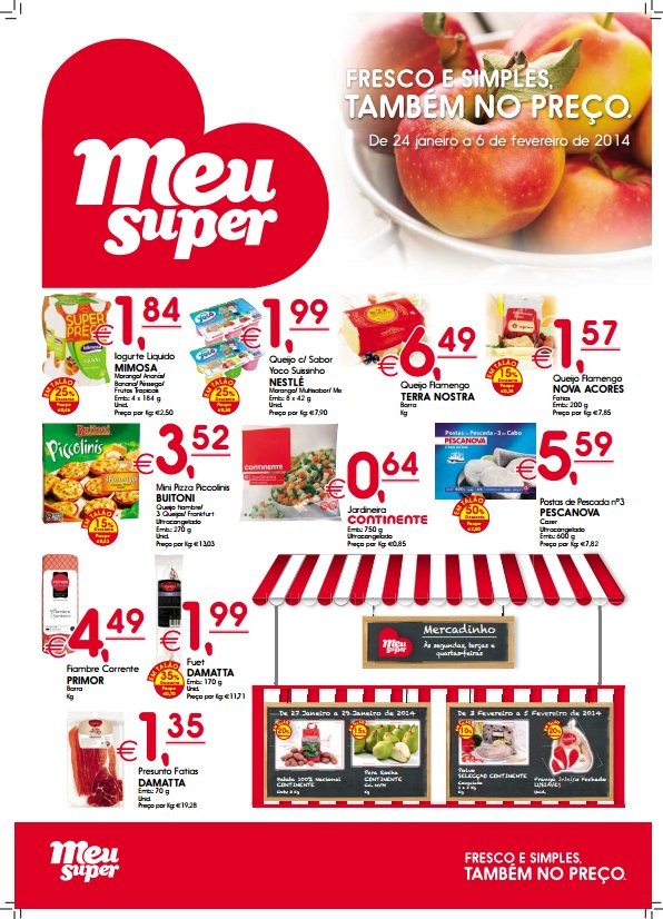 Novo folheto | MEU SUPER | de 24 janeiro a 6 fevereiro