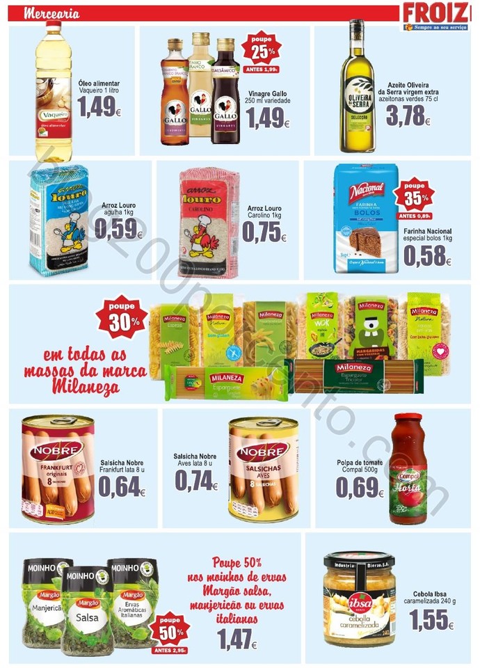 Antevisão Folheto FROIZ Promoções de 12 a 27 ab