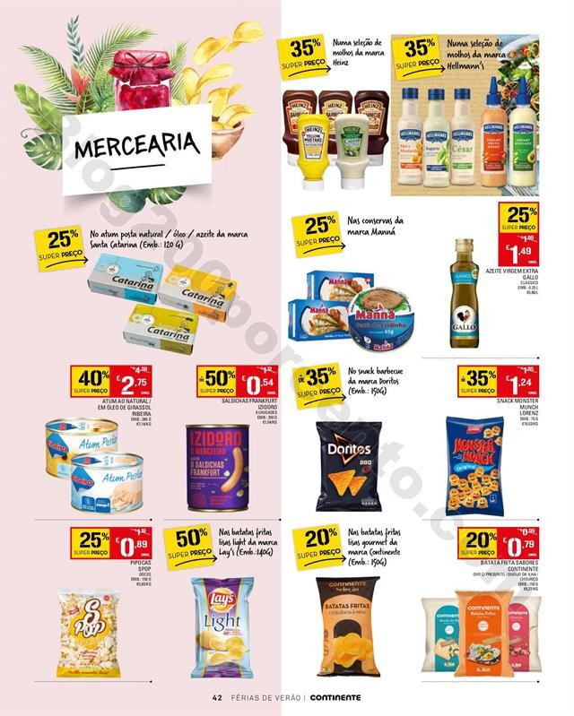 Antevisão Folheto CONTINENTE Verão promoções d
