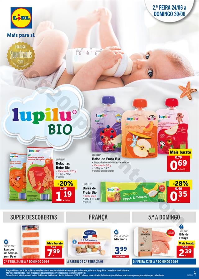 LIDL Promoções e Feira do Bebé de 24 a 30 junho