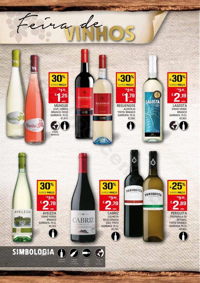 Antevisão Folheto CONTINENTE Extra Vinhos de 26 s