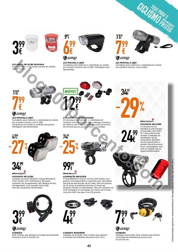 Novo Folheto SPORT ZONE Ciclismo de 27 abril a 1 j