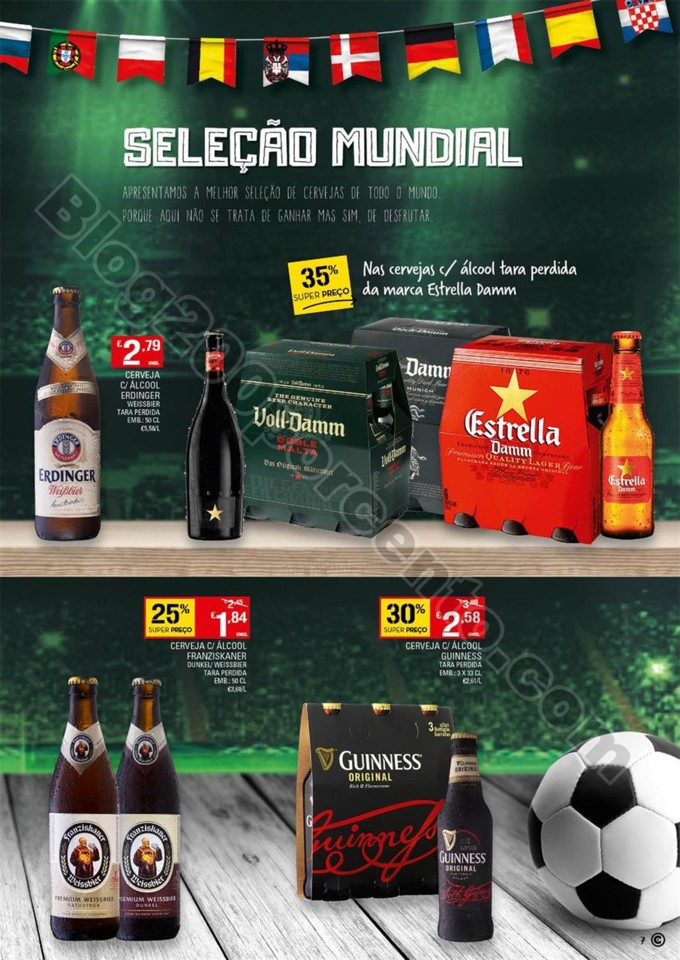 Antevisão Folheto CONTINENTE Cervejas e mariscos 