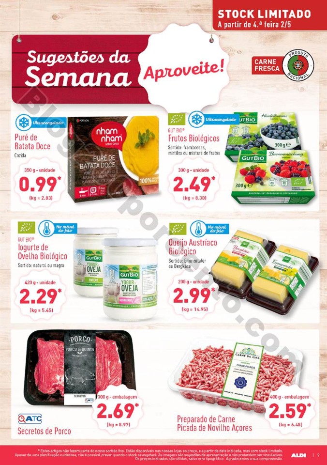 Antevisão Folheto ALDI Dia da mãe promoções a 