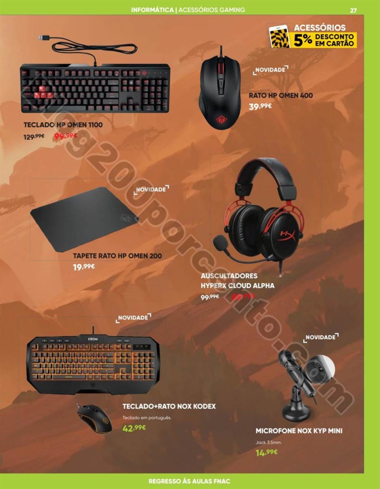 Antevisão Folheto FNAC Regresso às aulas promoç