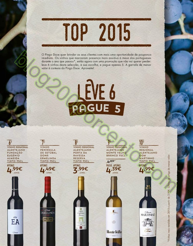 Antevisão Folheto PINGO DOCE Vinhos e Sabores de 
