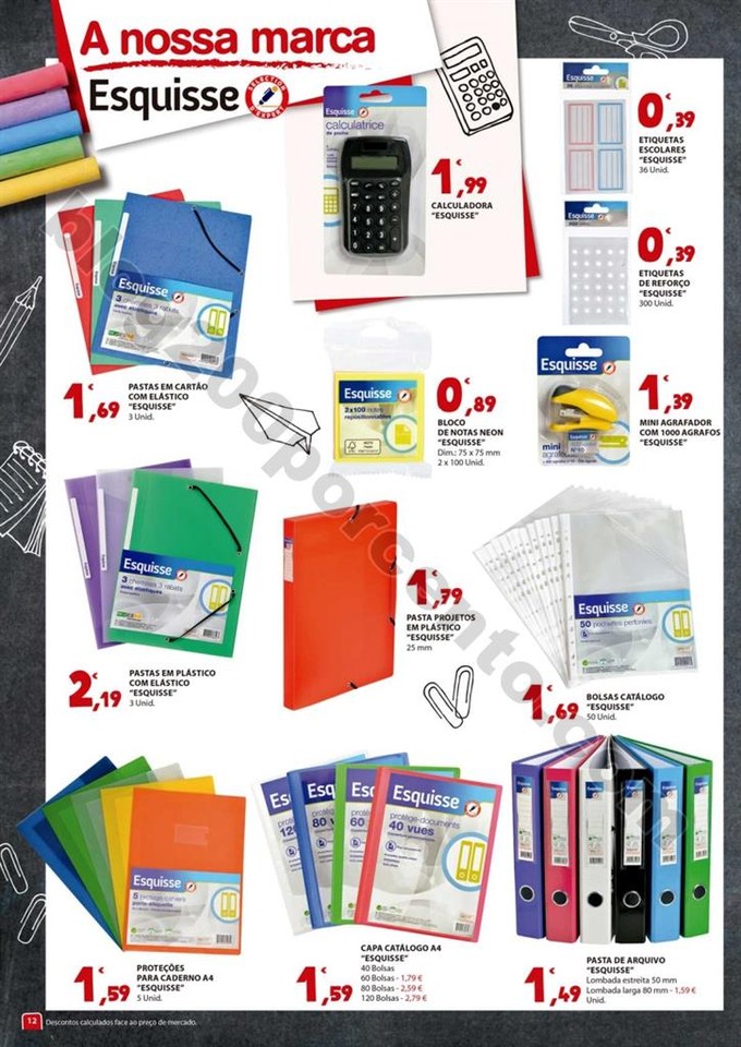 Antevisão Folheto E-LECLERC Regresso às aulas de