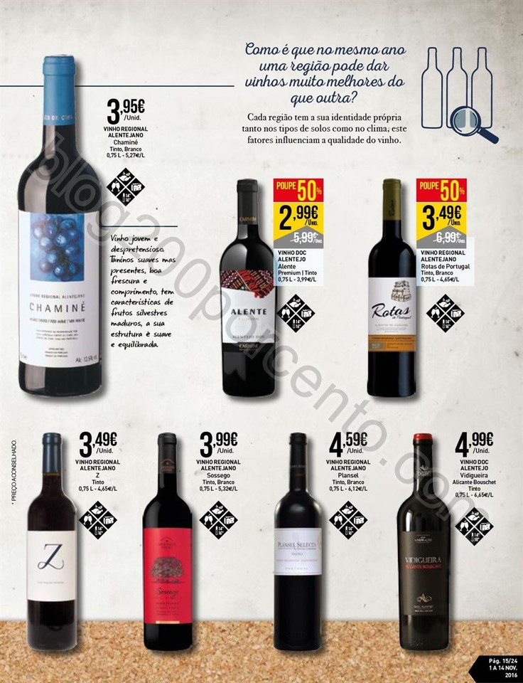 Antevisão Folheto INTERMARCHÉ Vinhos promoções