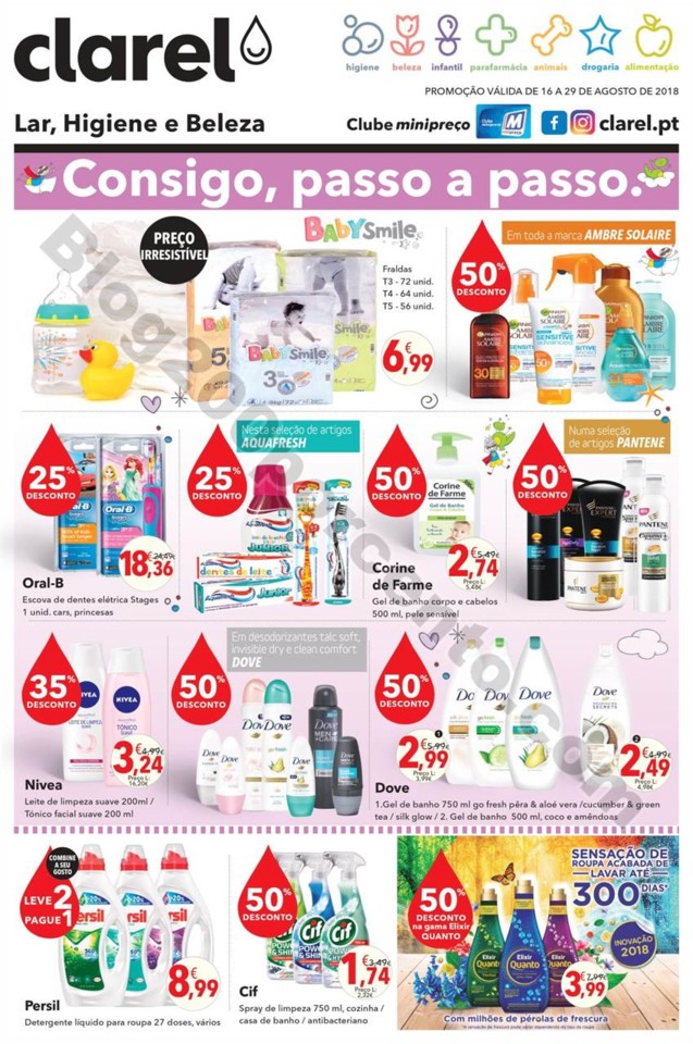 Antevisão Folheto CLAREL Promoções de 16 a 29 a