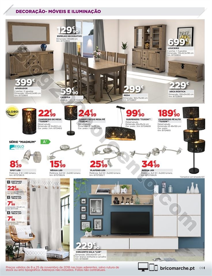 Antevisão Folheto BRICOMARCHÉ Promoções de 8 a
