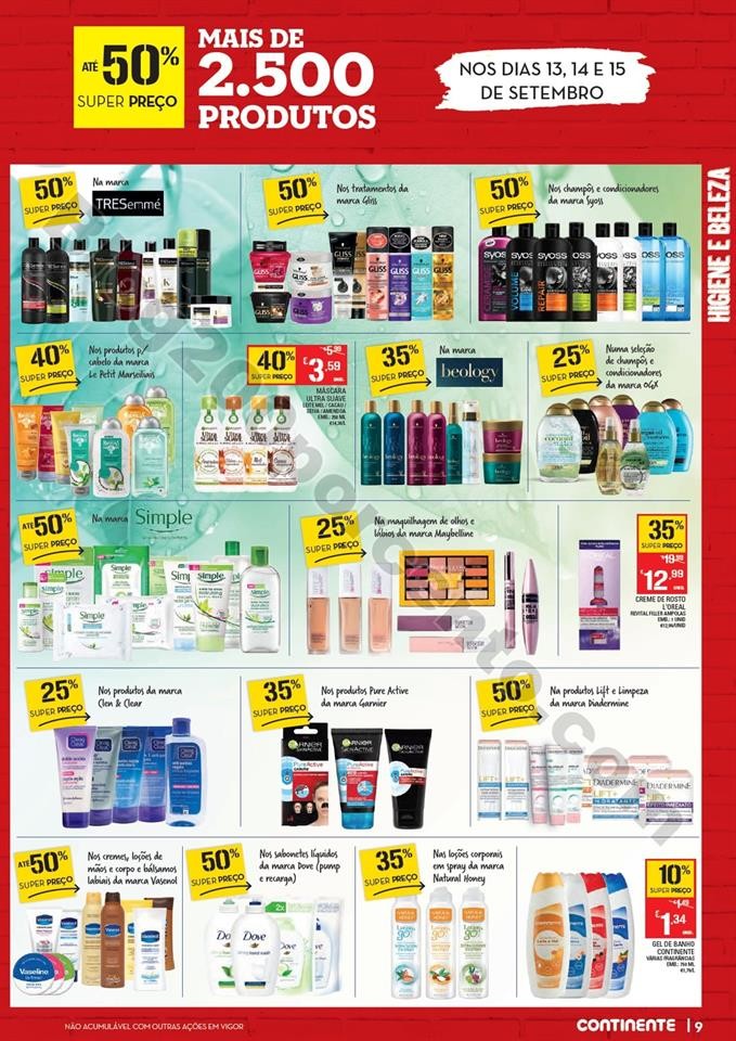 Antevisão Folheto CONTINENTE Red Weekend Promoç