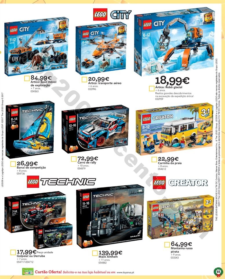 Antevisão Catálogo Natal TOYSRUS Promoções de 