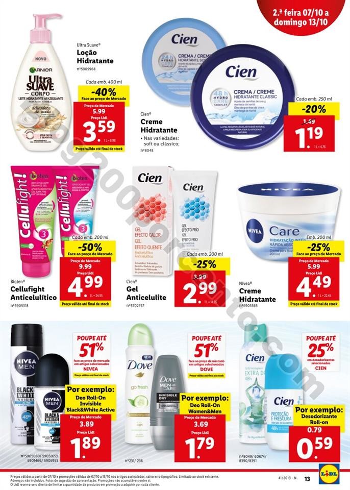 Antevisão Folheto LIDL Promoções de 7 a 13 outu